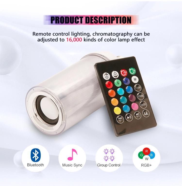 3 Mode Smart Control Music Sync Flame Speaker Bulb