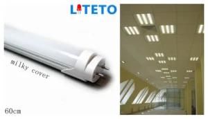 Oval Shape SMD2835 T8 LED Tube Light Lamp 600mm 18W