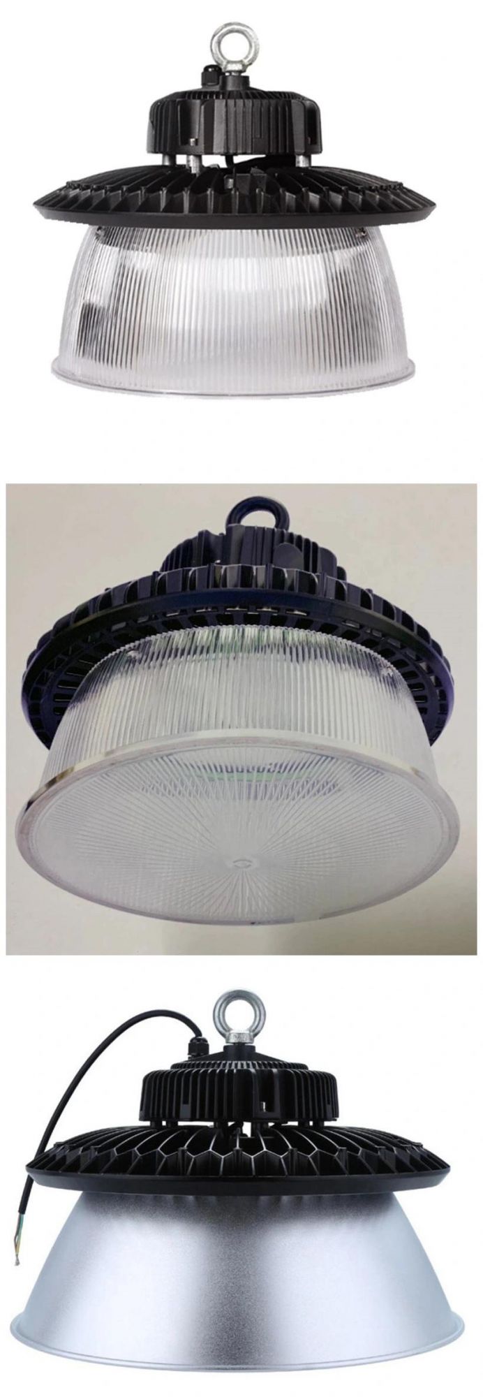 160lm/W 100-250W UFO LED High Bay Light for Factory Lighting