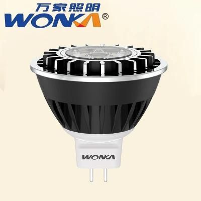 Low Voltage 3000K 4W/5W/6W/7W MR16 LED Spotlight Lamp for Interior Lighting