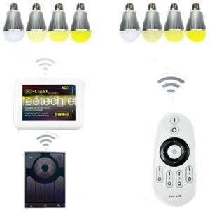 E26 SMD LED Bulb 9W Ww/Cw E27 E26 B22 Optional 2.4G WiFi Remote Control LED Bulbs