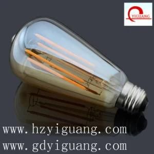 Hot Sell Amber LED Filament Light Lamp St64