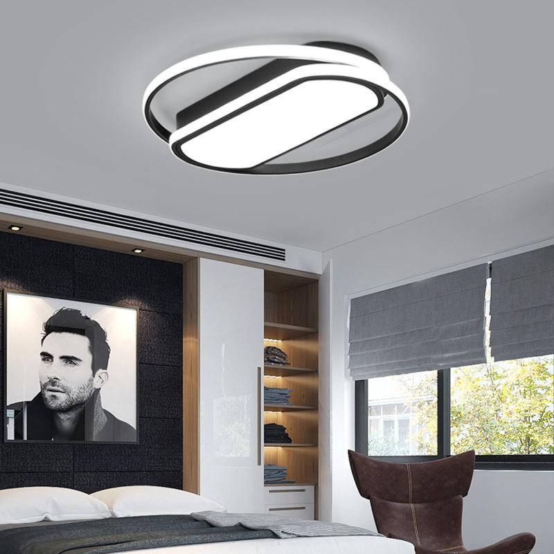 Smart LED Contemporary Round Circle Lamp LED Dimming Ceiling Light Modern