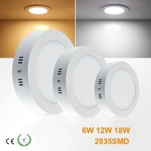 Round 18W 2835SMD LED Surface Mounted Downlight with Frosted Panel