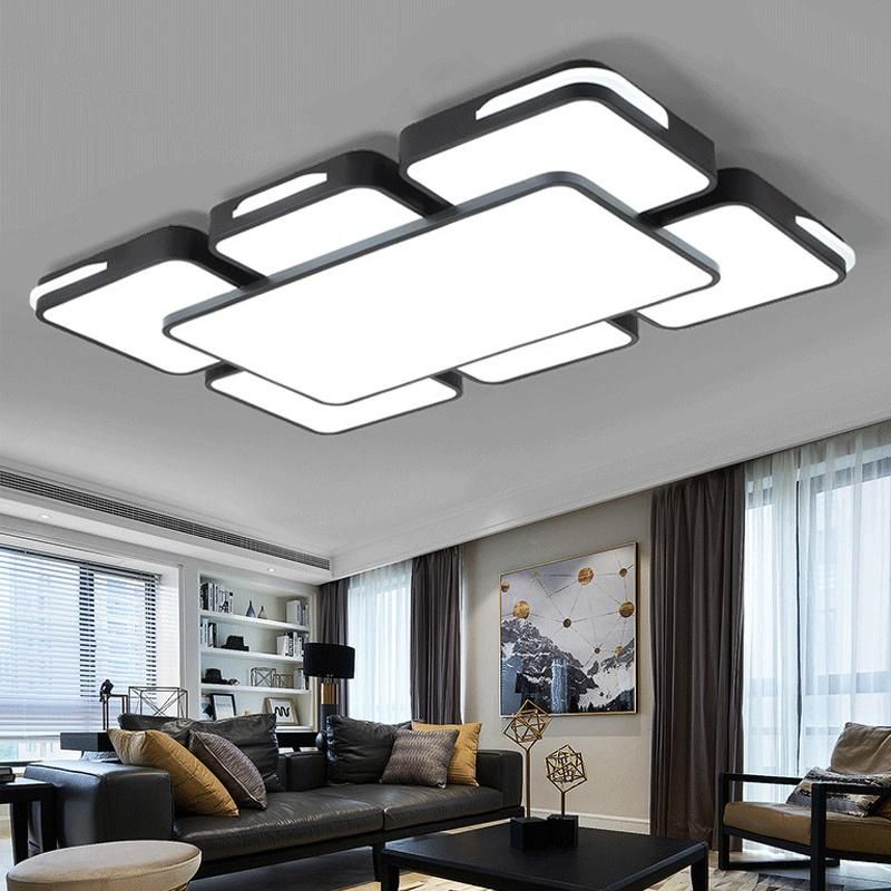 2022 Rectangle Surface Mounted Decoration Ceiling Lamp LED Modern Lighting for Living Room