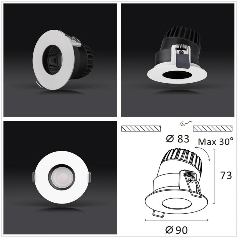 R6904 6W / 10W Aluminum Commercial Indoor Cobled Light Spot Light