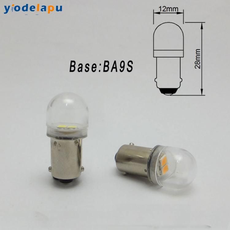 E10 Ba9s 6V 12V 24V 36V 48V 60V Warm White LED Indicator Bulb