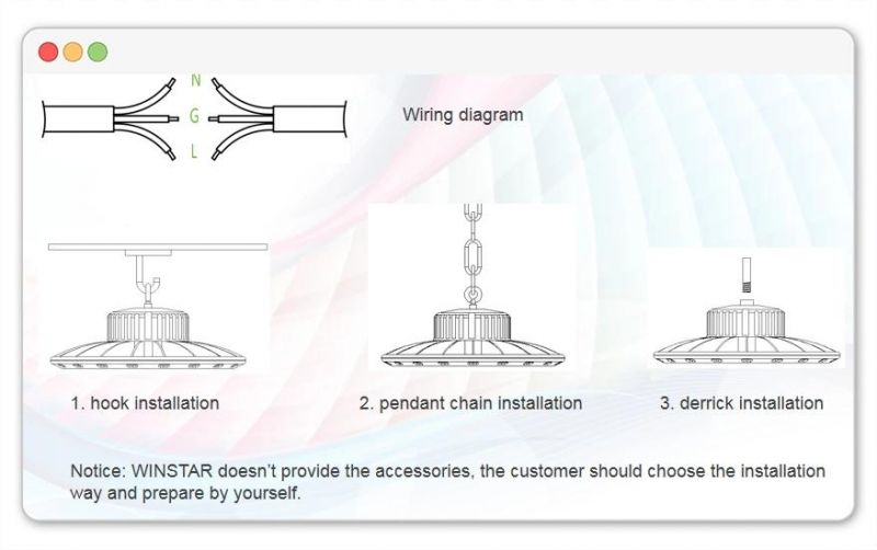 130LMW Industry UFO High Bay Light 100W 150W 200W UFO Highbay Light Warehouse Use High Lumen