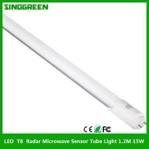 Ce RoHS FCC T8 Radar Microwave Sensor Tube Light 1.2m 15W UL