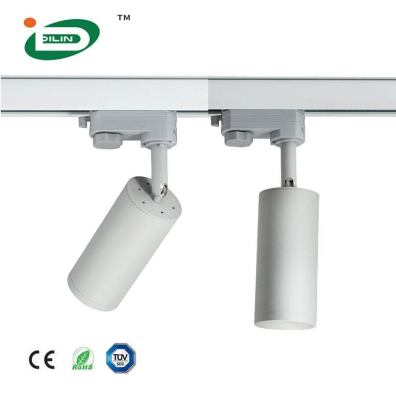 2020 Hot Sales Aluminum IP20 LED Track Lights Fixture GU10 Spot Light Housing 3 Phase Interior Light