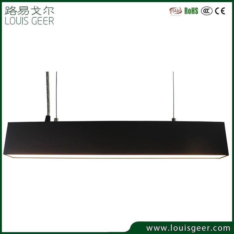 Premium Direct & Indirect Gapless Linkable LED Linear Pendant Light Aluminum Linear Ceiling Light 60W