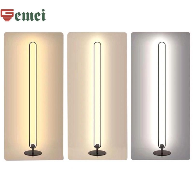 Simple Home Decoration LED U-Shaped Table Lamp with Remote Control