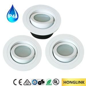 Die-Cast Aluminum Tiltable IP65 Waterproof LED Recessed Bathroom Down Light Indoor Ceiling Lamp