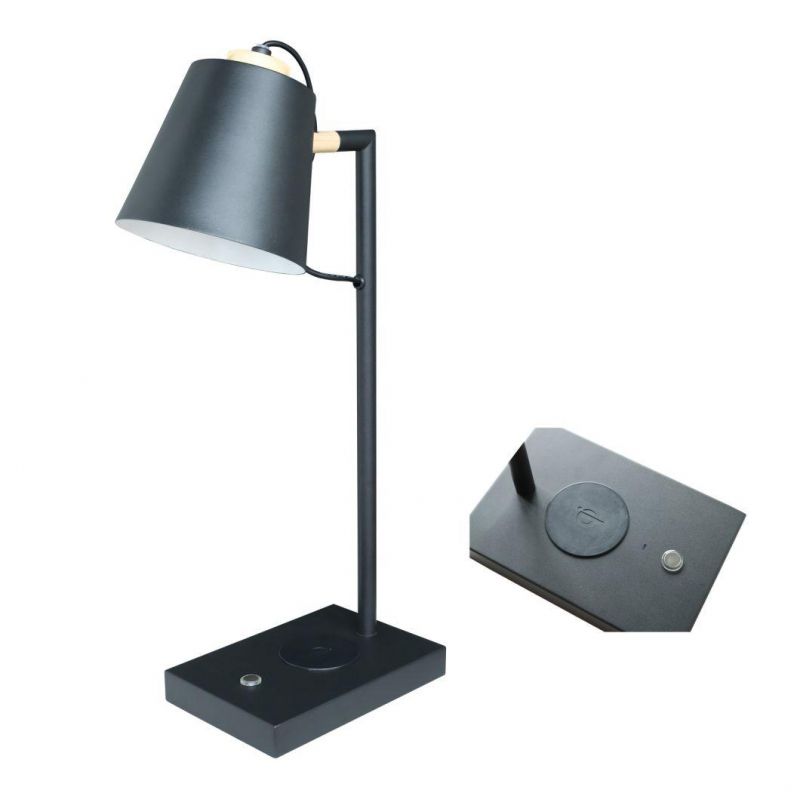Metal Desk Lamp Smart Phone Wireless Table Lamp