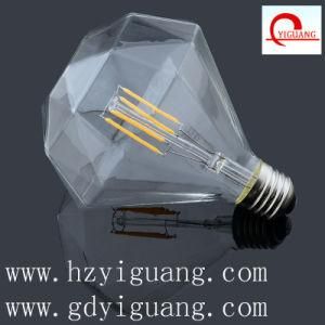 Diamond Clear Glass Filament LED Light Bulb