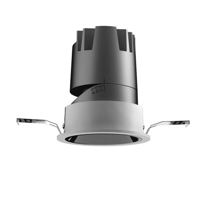 7W/12W/20W Anti Glare Dimmable Wall Washer Commercial Hotel Indoor Spot Light Lighting Adjustable Deep Recessed Ceiling LED Spotlight
