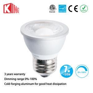 Best LED Light Bulbs Dimmable COB PAR16 E26 E27 B22 7W LED PAR Light