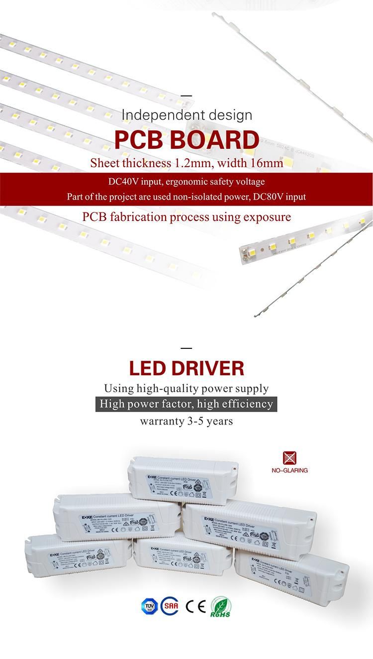China Competitive Factory 40W 100lm/W LED Linear Light