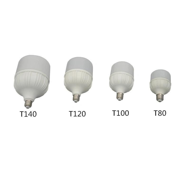 Ce RoHS Approved LED High Power Lights T Shape Lamps with Streak Light E27 Base 20W 30W 40W 50W LED Bulb Lamp