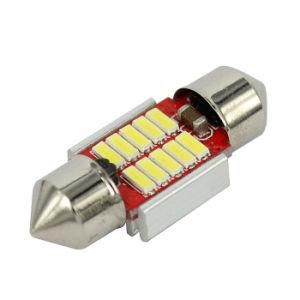 Automobile Lighting LED Car Bulb Canbus White 31mm 4014 10SMD Festoon LED Auto Bulb