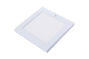 12W Square PC Lamp Body Material and EMC Certification LED Panel Light with DIP-Switch Sensor