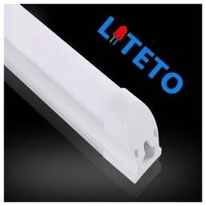 Integrated T5 LED Tube Light 600mm 9W Clear&Milky PC Cover EMC
