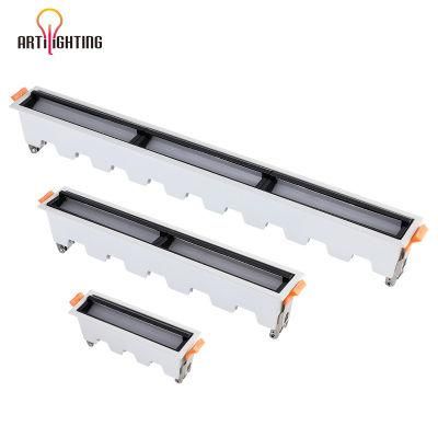 Wholesale Polarized Linear Tri-Proof Fixture Spotlight Recessed Deep Anti-Glare LED Wall Washer Down Light for Commercial Lighting