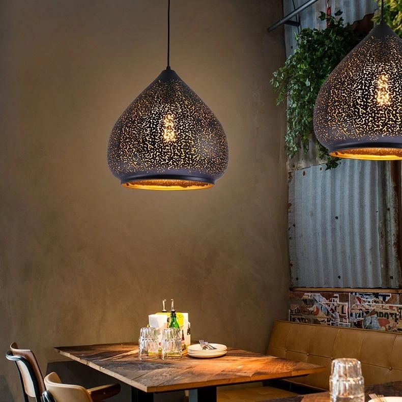 Retro Industrial Style Loft Iron Drop Light Energy Saving Light Decoration Pendant Lamp for Indoor Dining Room