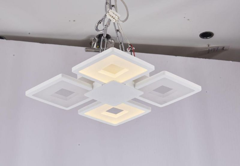 Masivel Simple Clear Square Lighting Acrylic Cover LED Ceiling Light