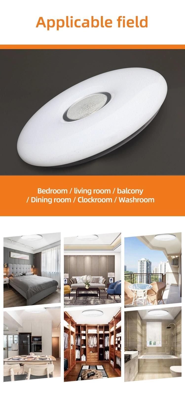 New Indoor IP65 LED Ceiling Lamp Nordic WiFi Ceiling Light