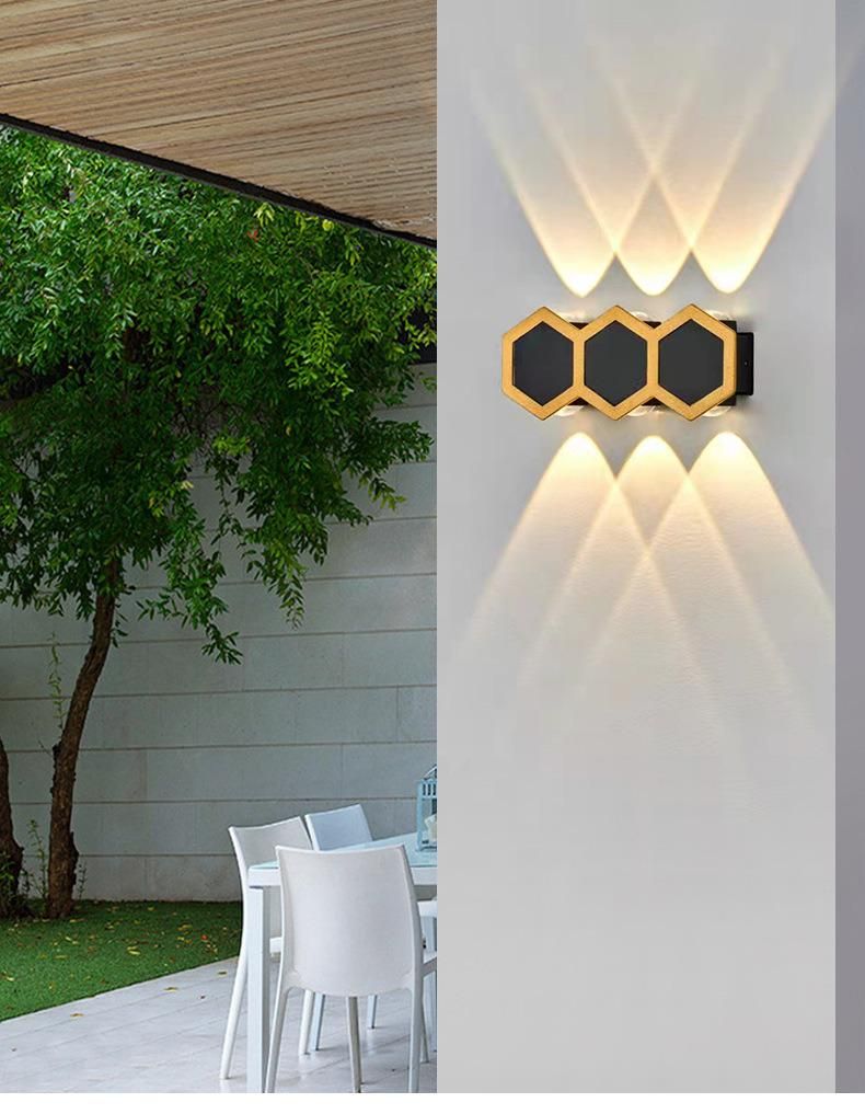 Energy Mounted LED Lamp Waterproof IP65 Aluminum Exterior Modern Outdoor Wall Lamps