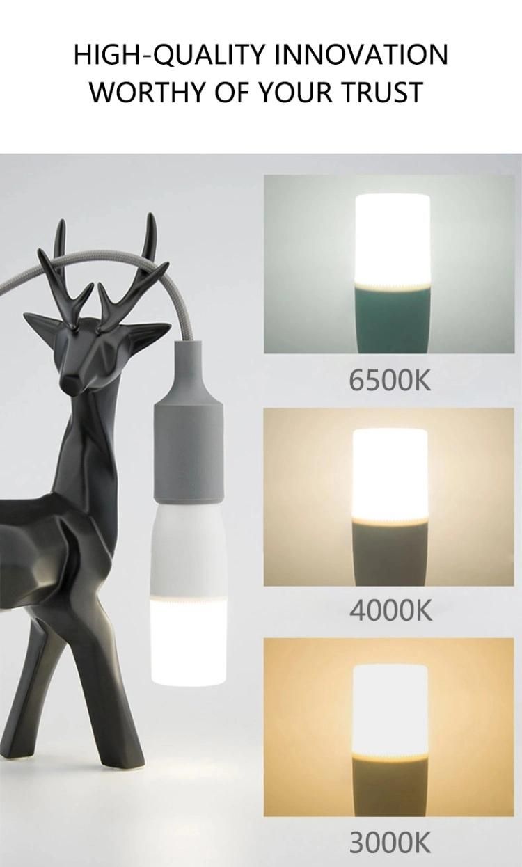High Lumen LED Household Energy-Saving Lamp Lighting E27e14 Corn Lamp T Cylindrical Bulb