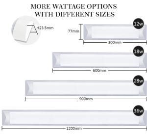 Latest Design Aluminium 36W LED Light Linear Batten 2700K-7000K LED Light Dormitory LED Batten Lamp