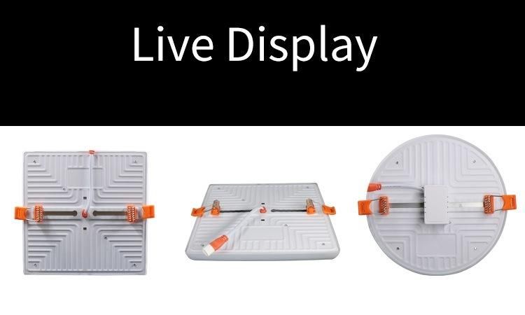 Competitive Price Adjustable Cutting Hole Frameless No Frame LED Panel Light 12W 18W 24W 36W