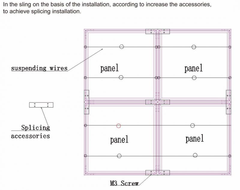 High Quality 40W 600X600 Frameless LED Panel for Office Lighting