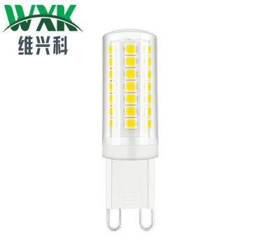 Wxkled G9 3W LED Bulb, No Flicker, 350lm LED SMD, 3W Equivalent to 30W Halogen Lamp Dimmable, AC220-240V G9 Energy Saving Bulb for Chandelier