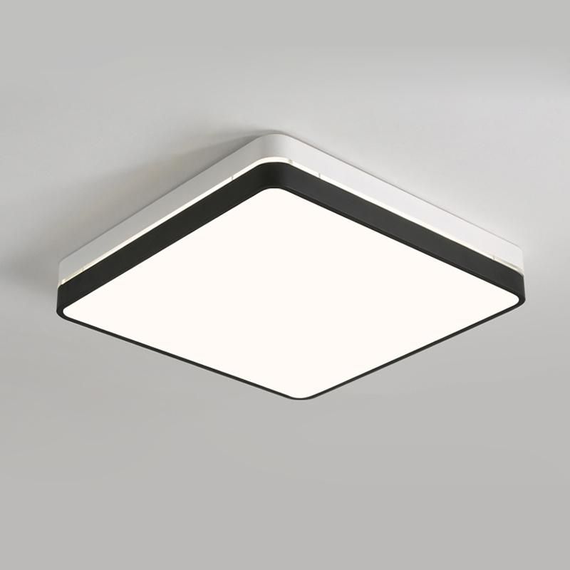 LED Masrer Bedroom Lamps Simple Style Square Ceiling Light