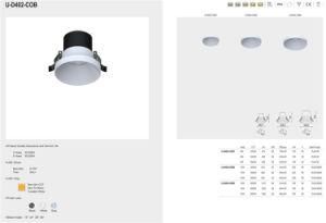 10W CE RoHS Ugr&lt;16 Cylinder Smart Deep Recessed Ceiling LED Kitchen Downlights