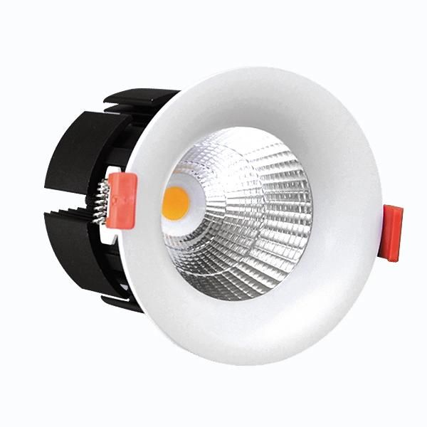 Round Shape Downlights LED COB Aluminum Recessed Downlight