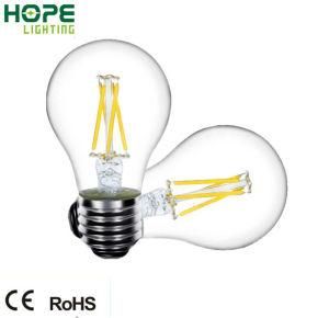 4W E27 All Glass A60 LED Filament Bulb