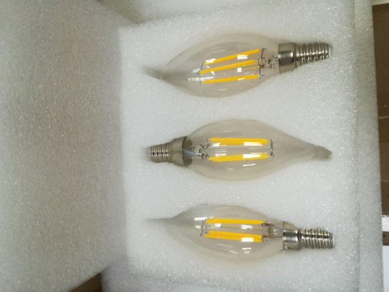 Double Glass Fashion Decorative Soft Filament Dimmable LED Light Bulb