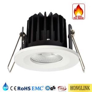 Warranty 5 Years 8W Die-Cast Aluminum IP65 Dimmable Recessed Fire Rated LED COB Downlight