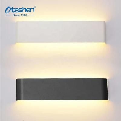 Indoor Lights 8W Aluminum Modern Creative Simple Style Black Color LED Wall Lamp