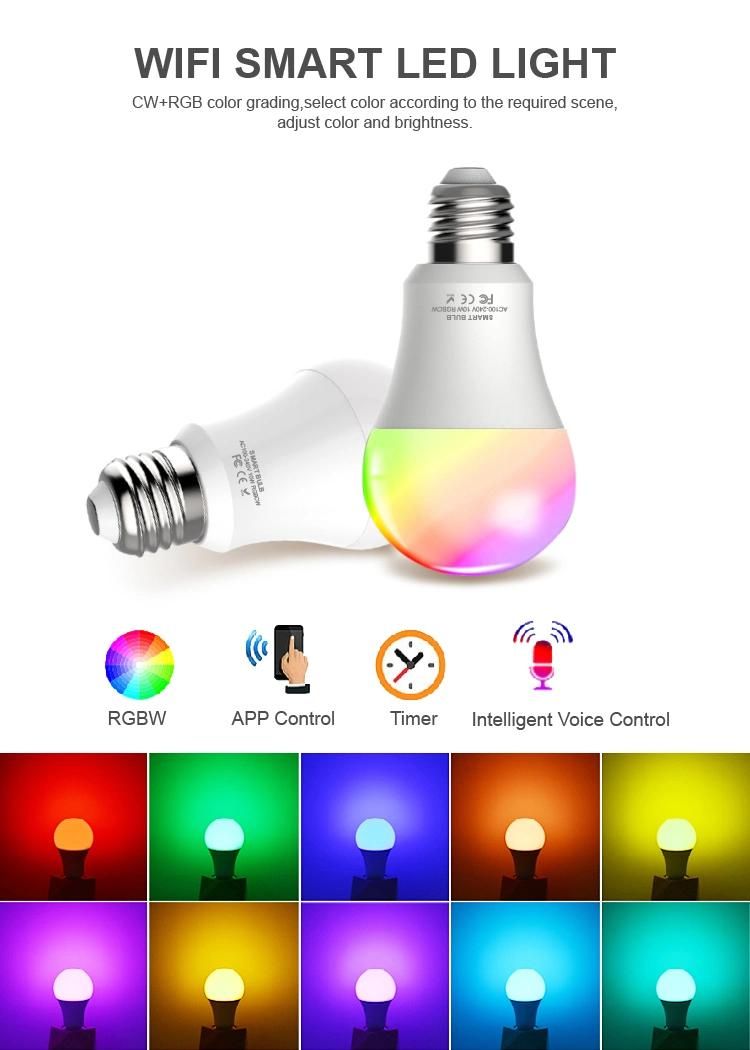 Alexa 7W Smart WiFi Multi-Color LED Bulb