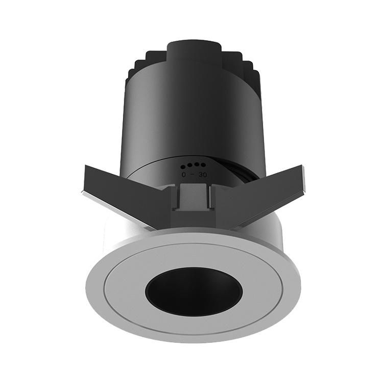 Anti Glare Tiltable Wall Washer Recessed Downlight for Hotels