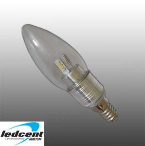 a-Sharpe LED Bulb 3W LED Candle Light in Silver Color Aluminum Base