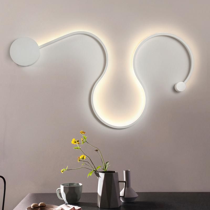 2022 New Modern Lighting Home Indoor Popular Creative Decorative Linear Creative LED Wall Lamp