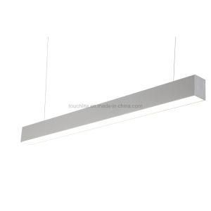 High Quality Aluminum 30W 40W 60W 80W Suspended LED Linear Light for Office Lighting Fixture Commercial Hotel Light