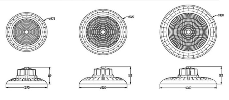 High Quality 150lm/W Luminous Efficacy 150W Highbay Light for Industrial Warehouse Lighting