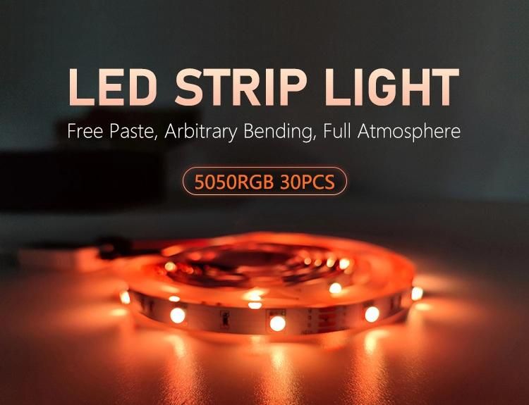 Factory Supply RGB 5050 5V LED Strip Lights for Living Room